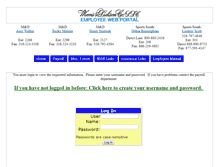 Tablet Screenshot of employee.morrisdickson.com